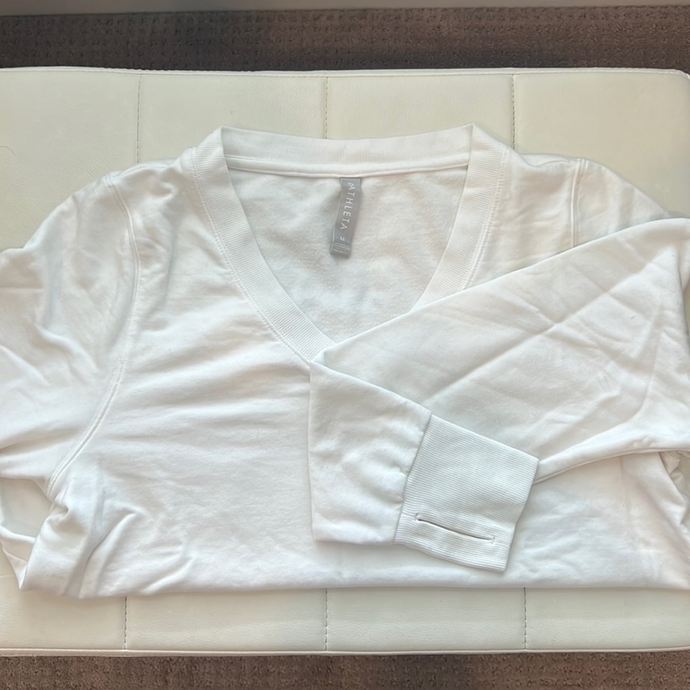 Athleta Vneck Sweatshirt